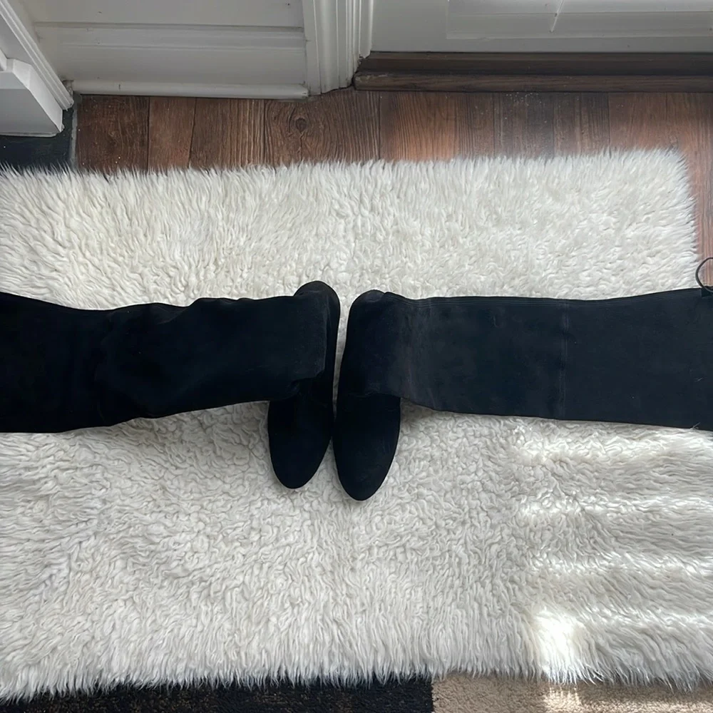 Stuart Weitzman Highland in Black. New without box. Size 9M - Picture 7 of 11